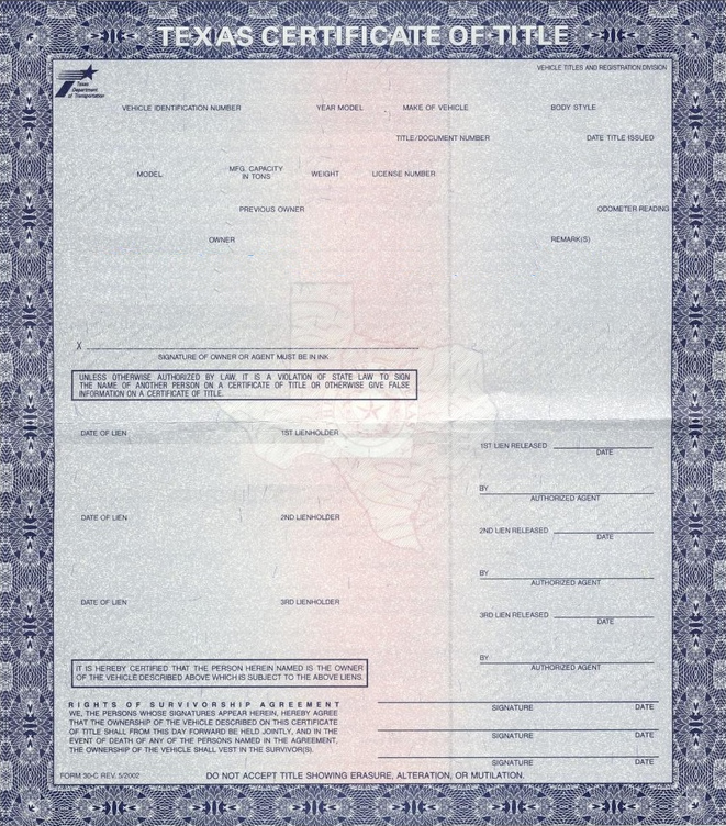 Santander Auto Title